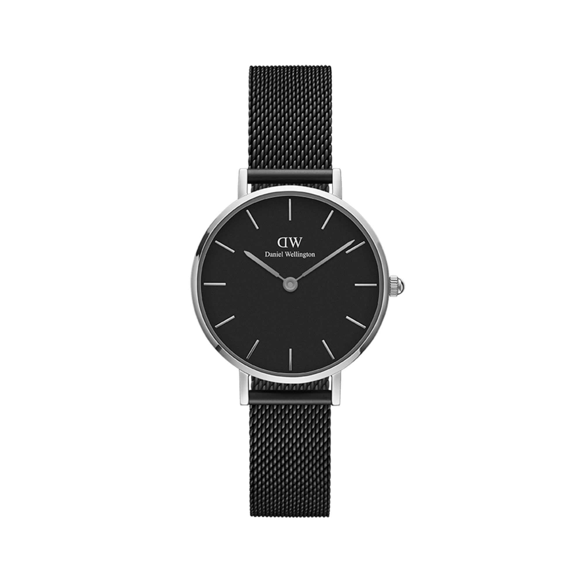 Petite Ashfield - Black and silver women's watch | DW