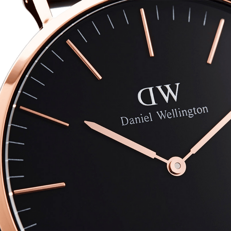 Classic Sheffield Black Rose Gold