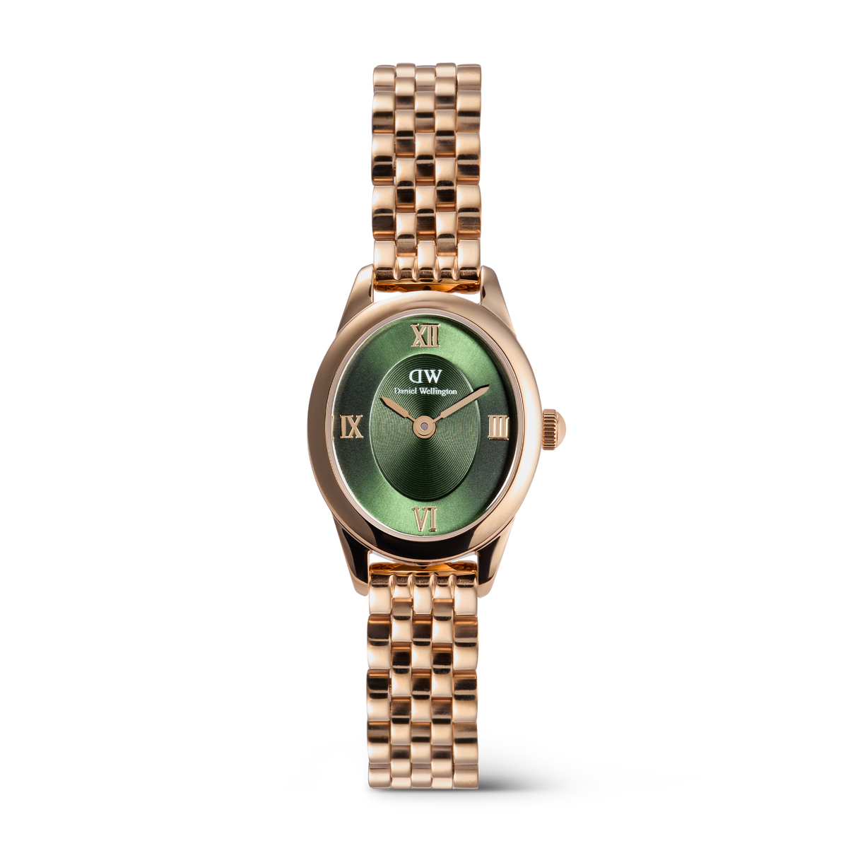 Ophelia Mini Emerald Rose Gold