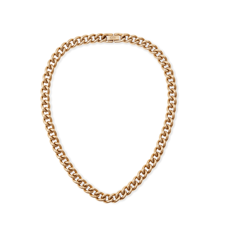 Chunky Chain Necklace Rose Gold