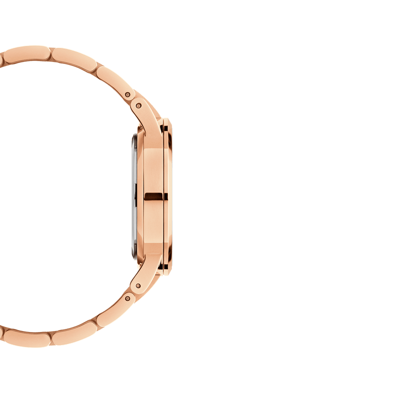 Iconic Link Black Rose Gold