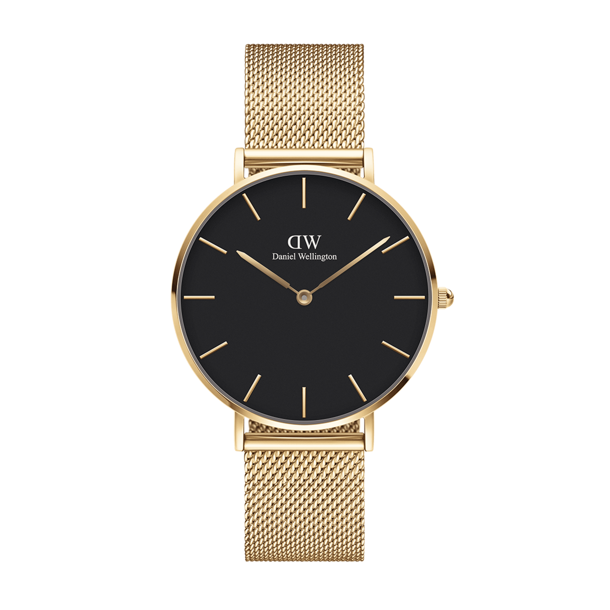 豪華 Petite Evergold – Gold & Black in 36 mm | DW 時計