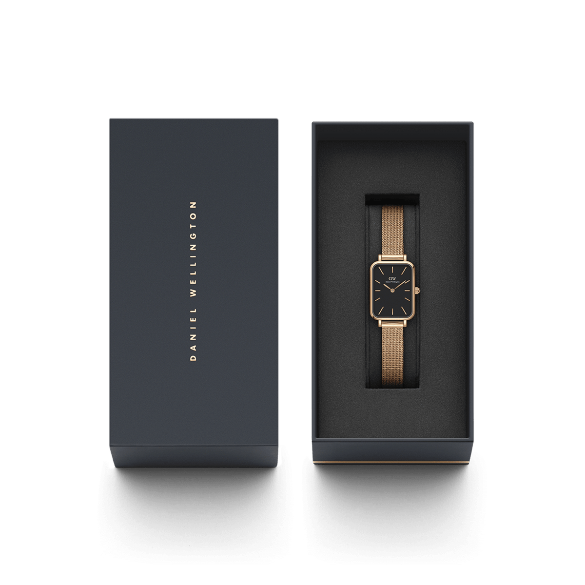Quadro Pressed Melrose Black Rose Gold