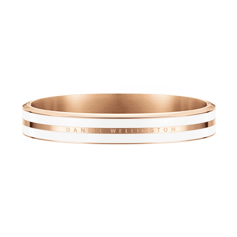 Emalie Infinite Rose Gold Satin White