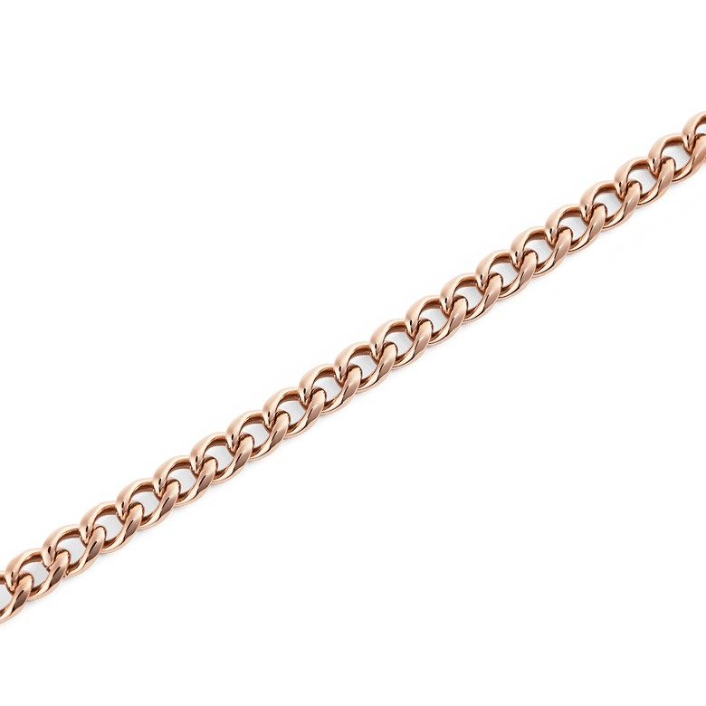 Ellipse 4mm Bracelet Rose Gold