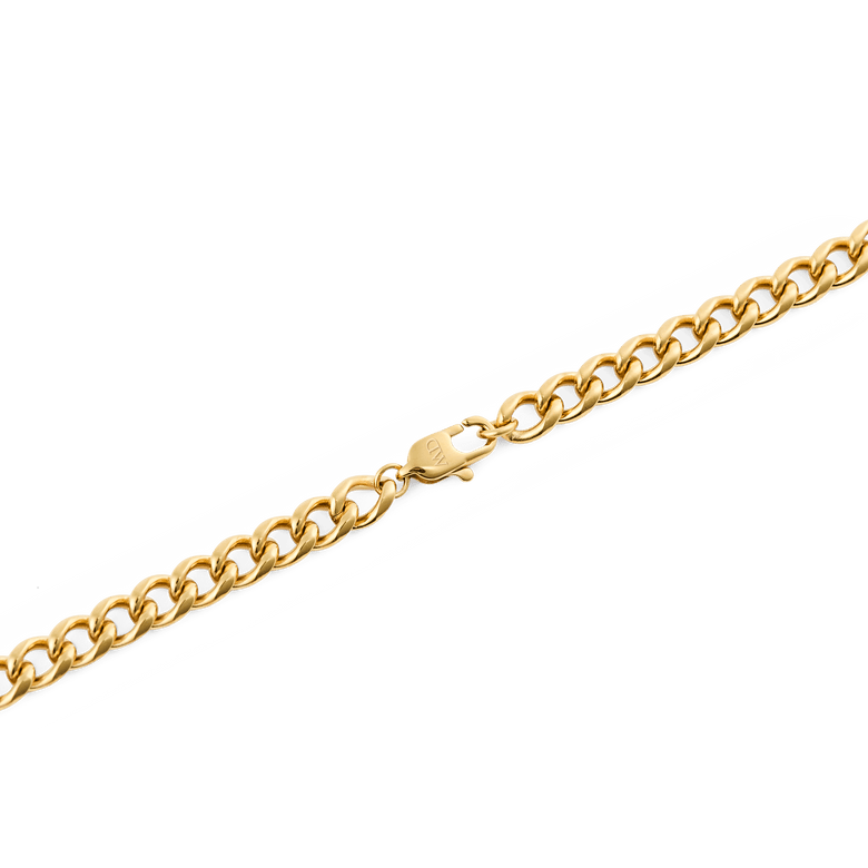 Ellipse 4mm Necklace Gold