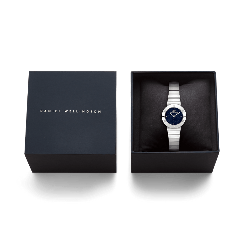 Stella Piano-Link Crystal Blue-Sandstone Silver