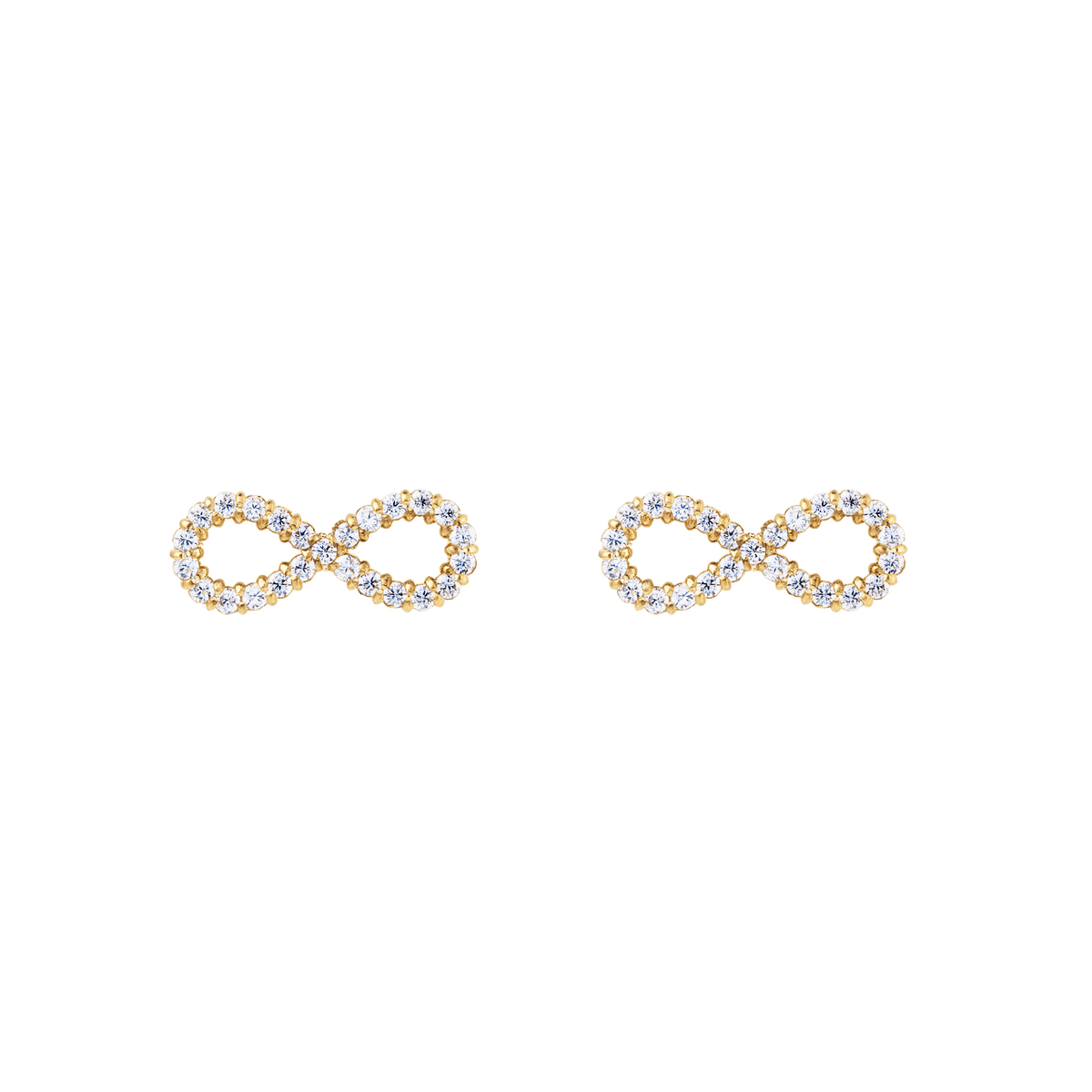 Mirelle Infinity Earrings Gold