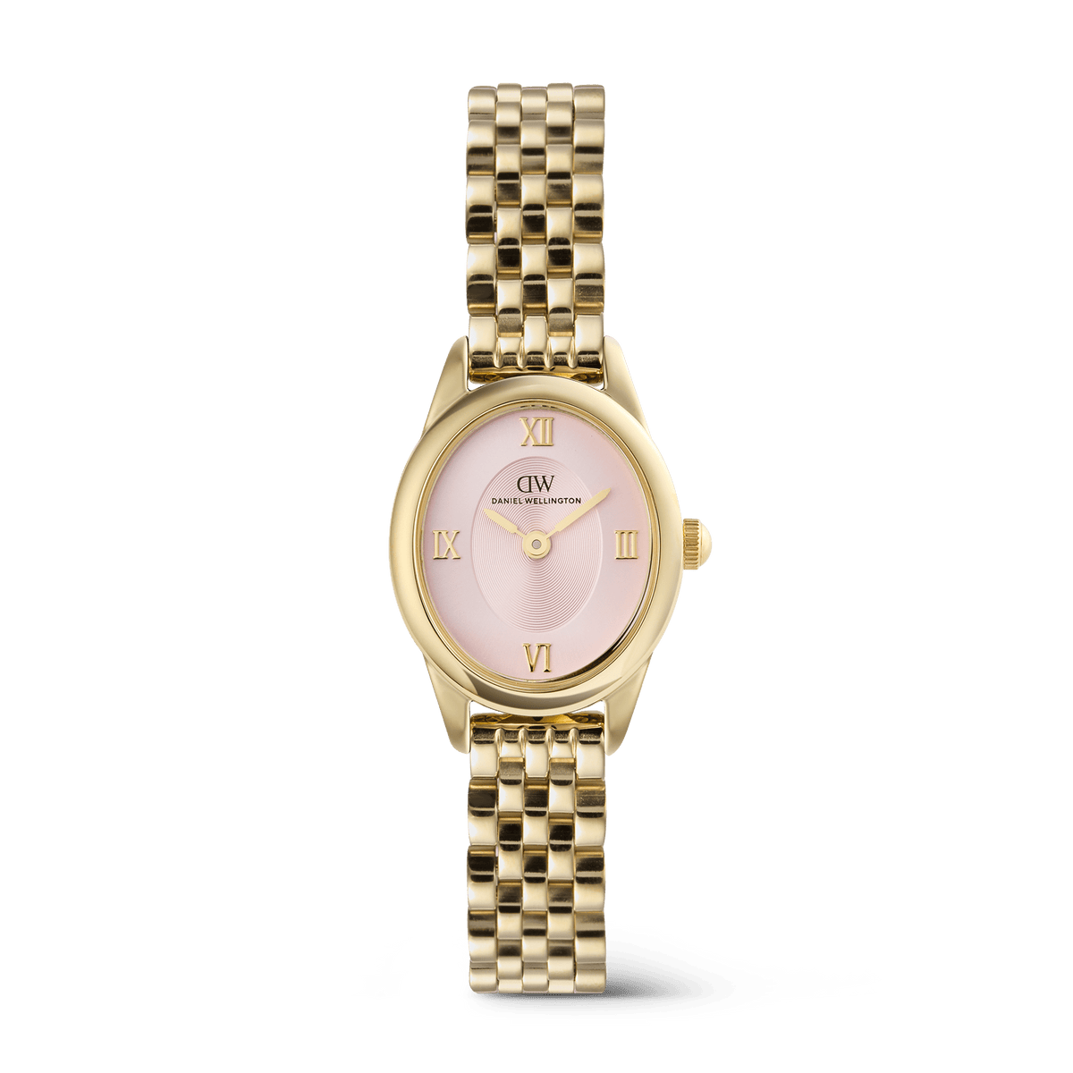 Ophelia Mini Vintage Rose Beans Link Gold