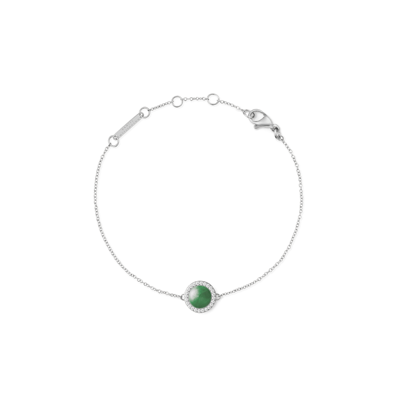 Audrey Bracelet Jade Silver