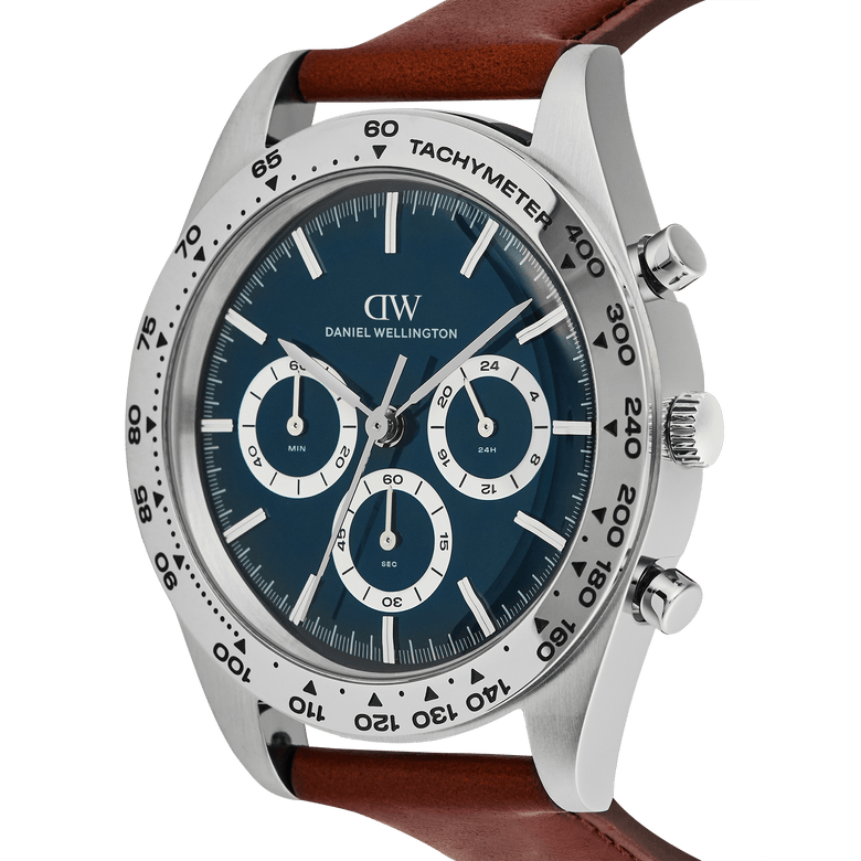 Iconic Tachymeter St-Mawes Arctic Silver