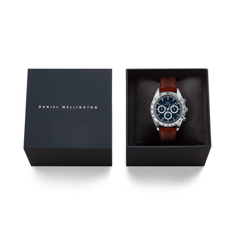 Iconic Tachymeter St-Mawes Arctic Silver