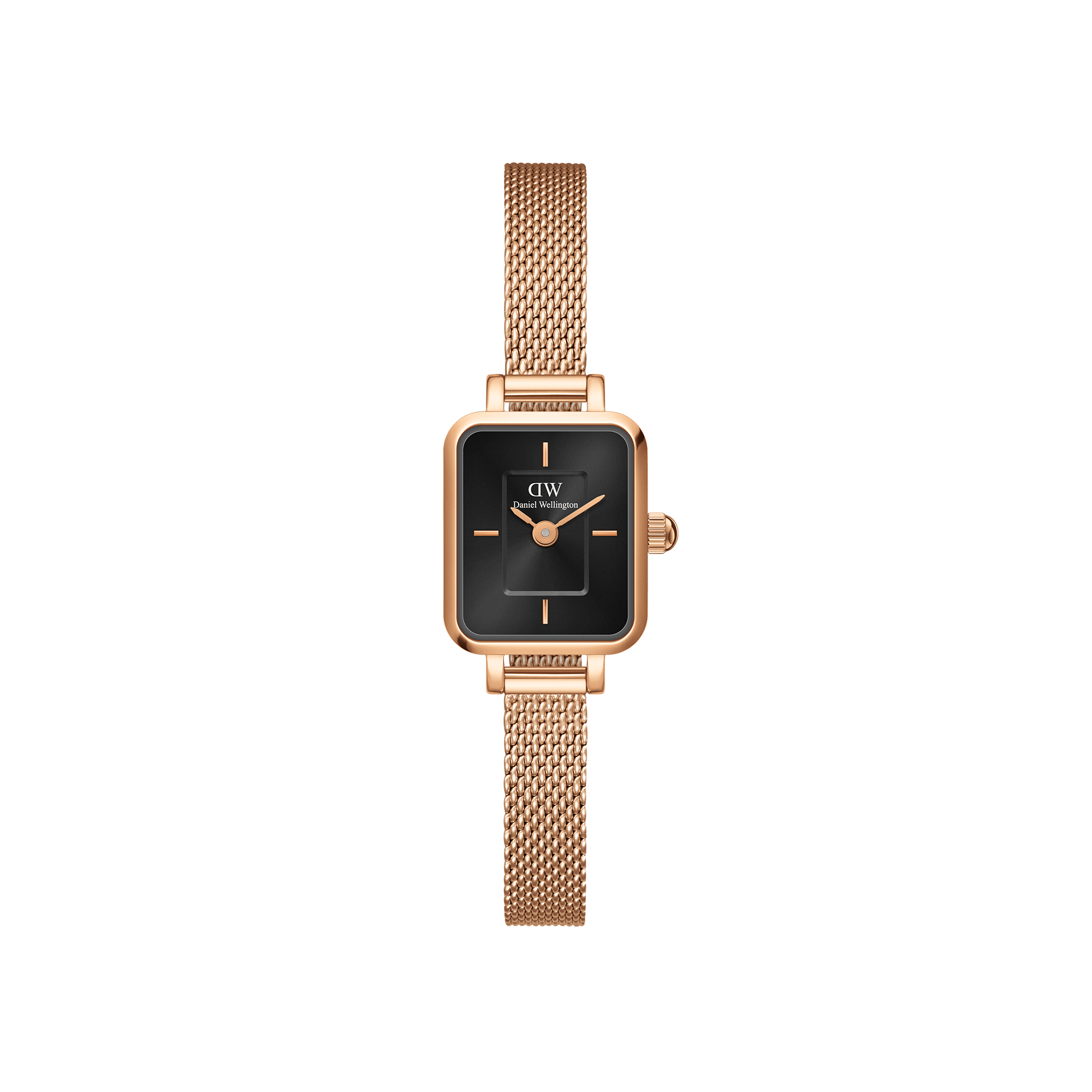 Quadro mini-onyx square dial watch for women | DW