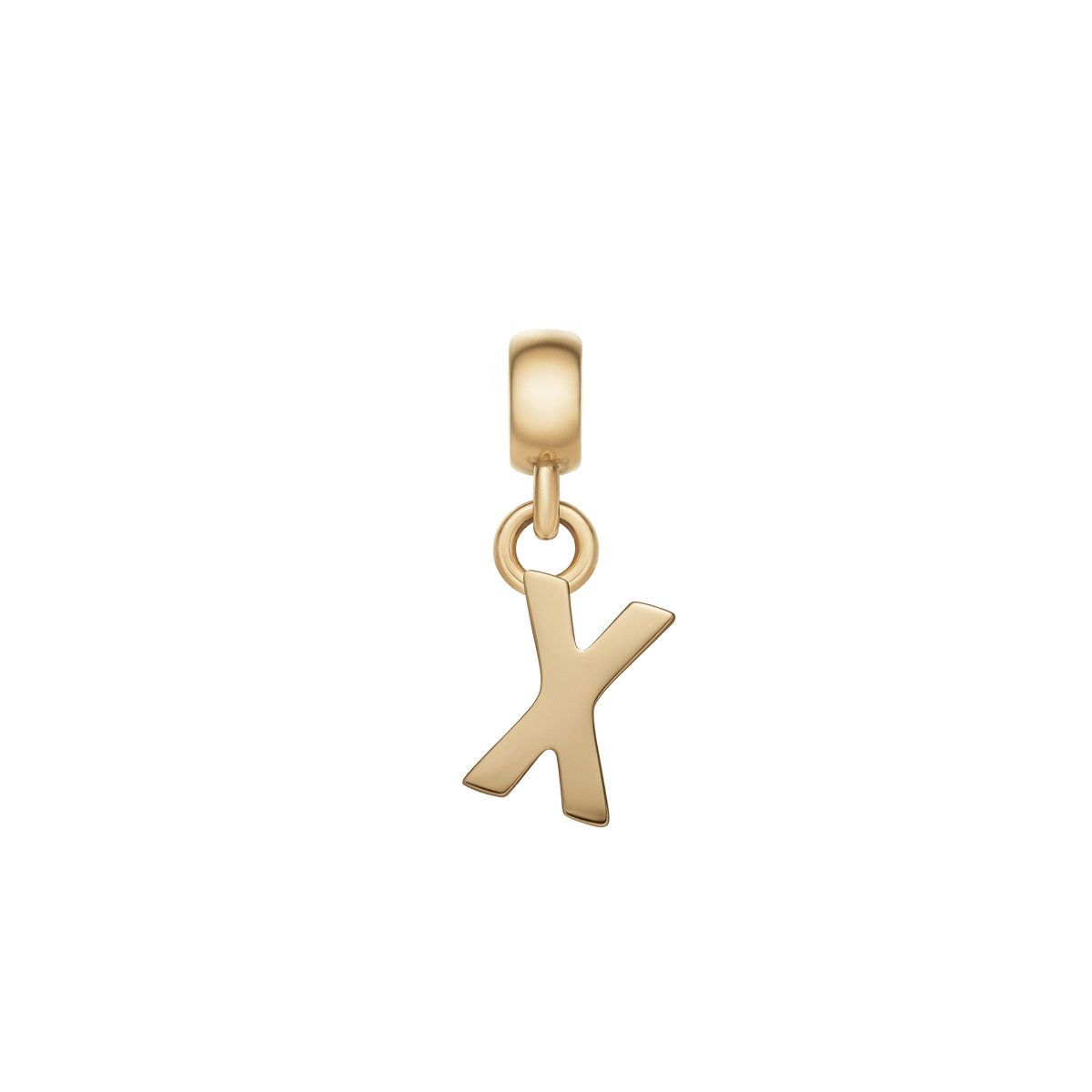 Letter Charm Gold