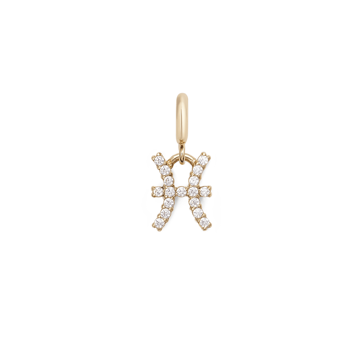 Zodiac Watch Charm Gold