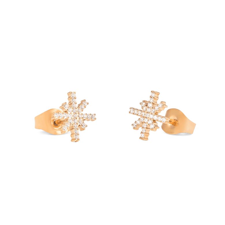 Mirelle Star Earrings Rose Gold