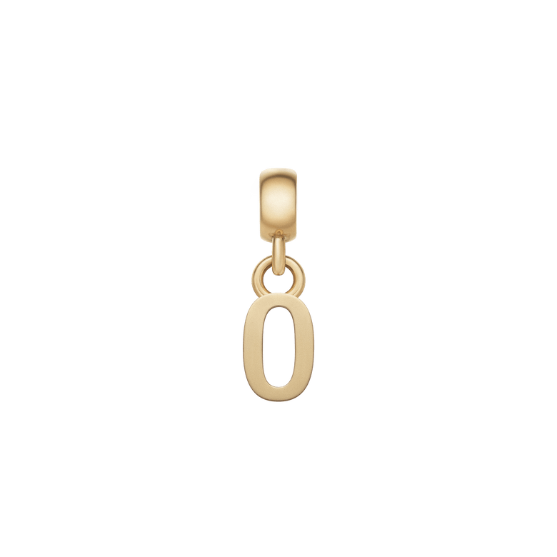 Letter Charm Gold