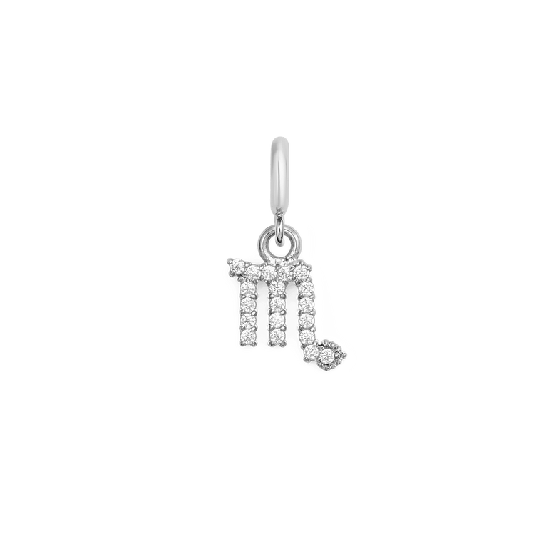 Zodiac Watch Charm Silver