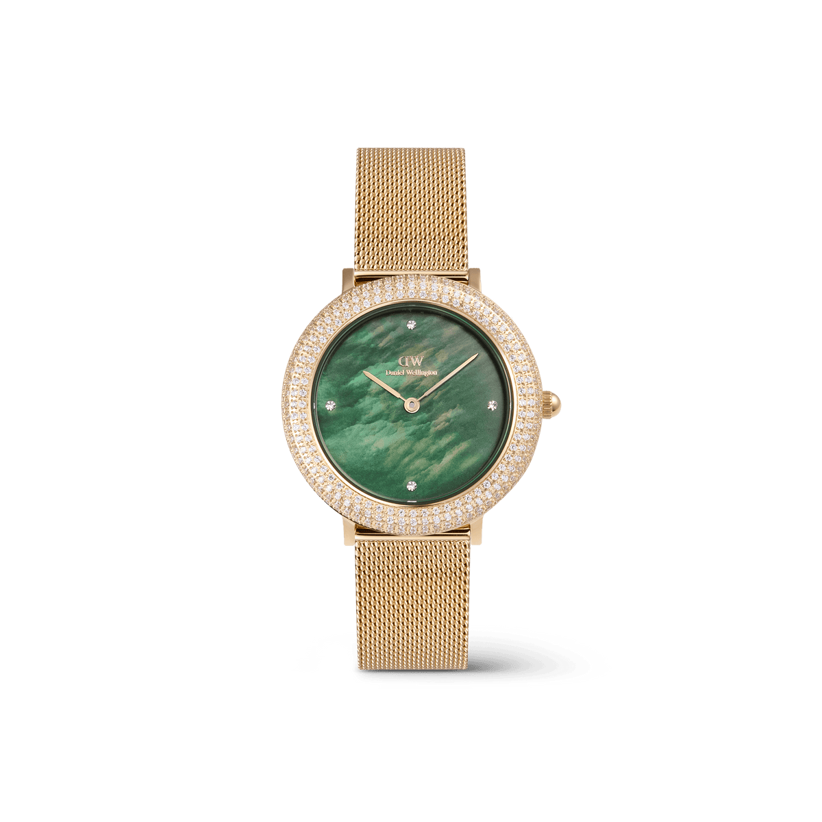 Crystalline Bezel Evergold Green