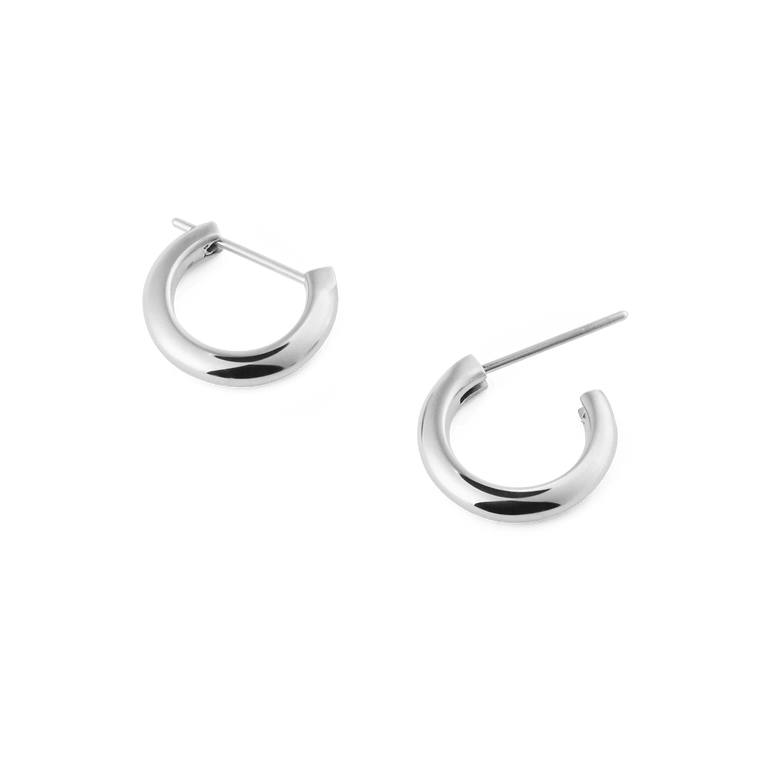 Arch Earring Silver 9mm