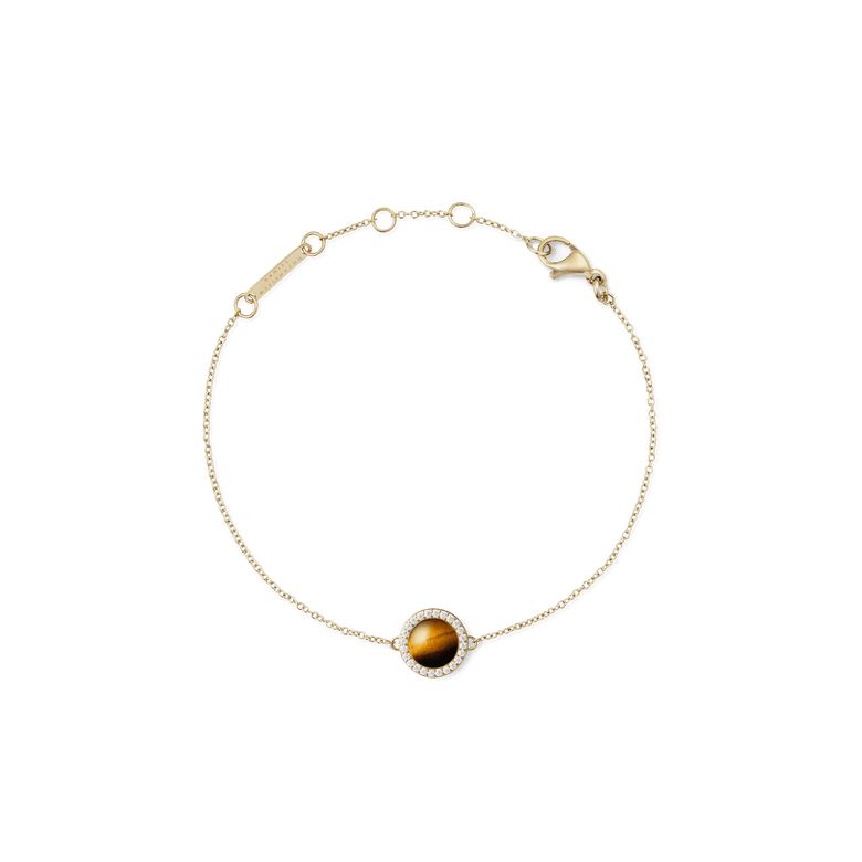 Audrey Bracelet Tiger Eye Gold