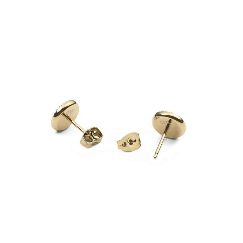 Audrey Earrings Red Agathe Gold