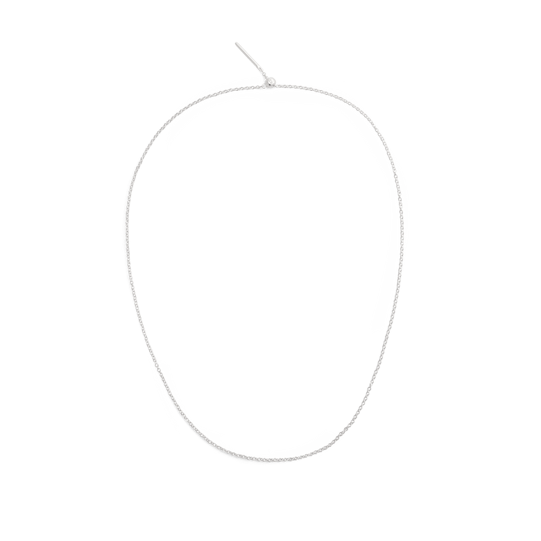 Charms Chain Necklace Sterling S925 Sterling Silver