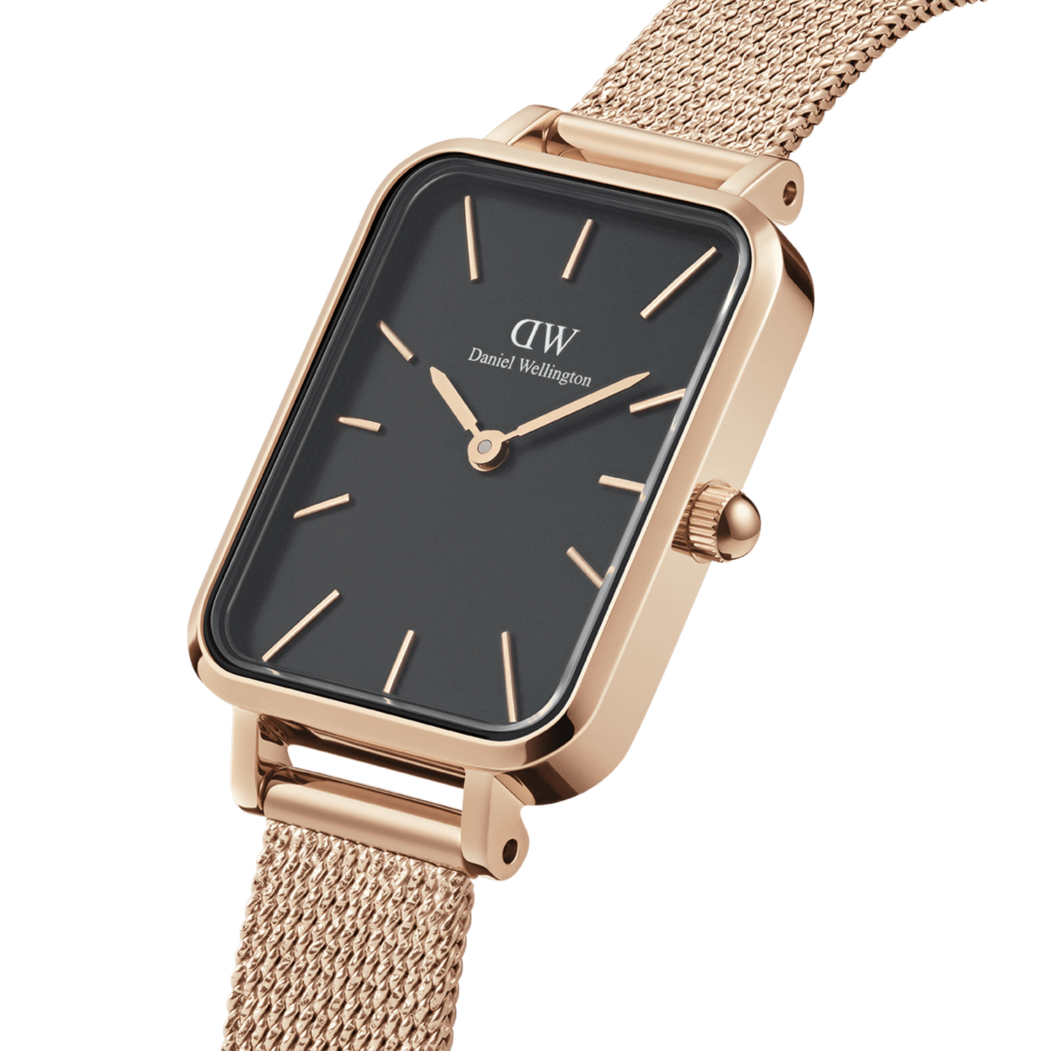 Quadro - Square watch for women in rose gold | DW