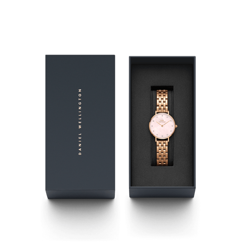 Petite Lumine 5 Link Melrose Pink MoP Rose Gold