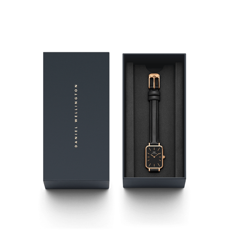 Quadro Pressed Sheffield Black Rose Gold