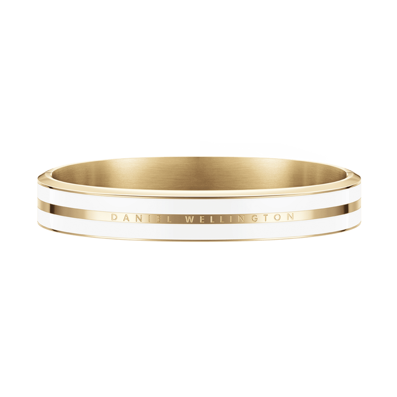 Emalie Infinite Gold Satin White