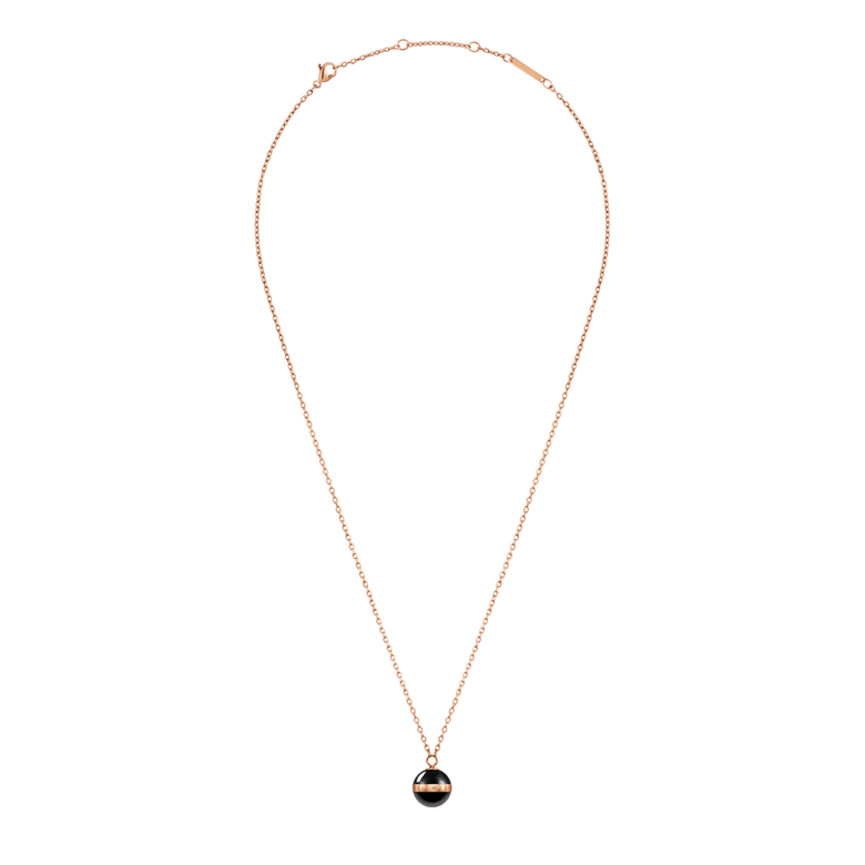 Aspiration Necklace Rose Gold Black