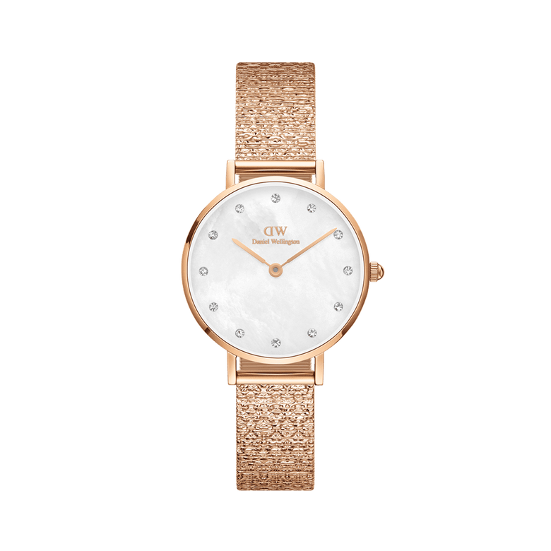 Petite Lumine Pressed Piano White MoP Rose Gold