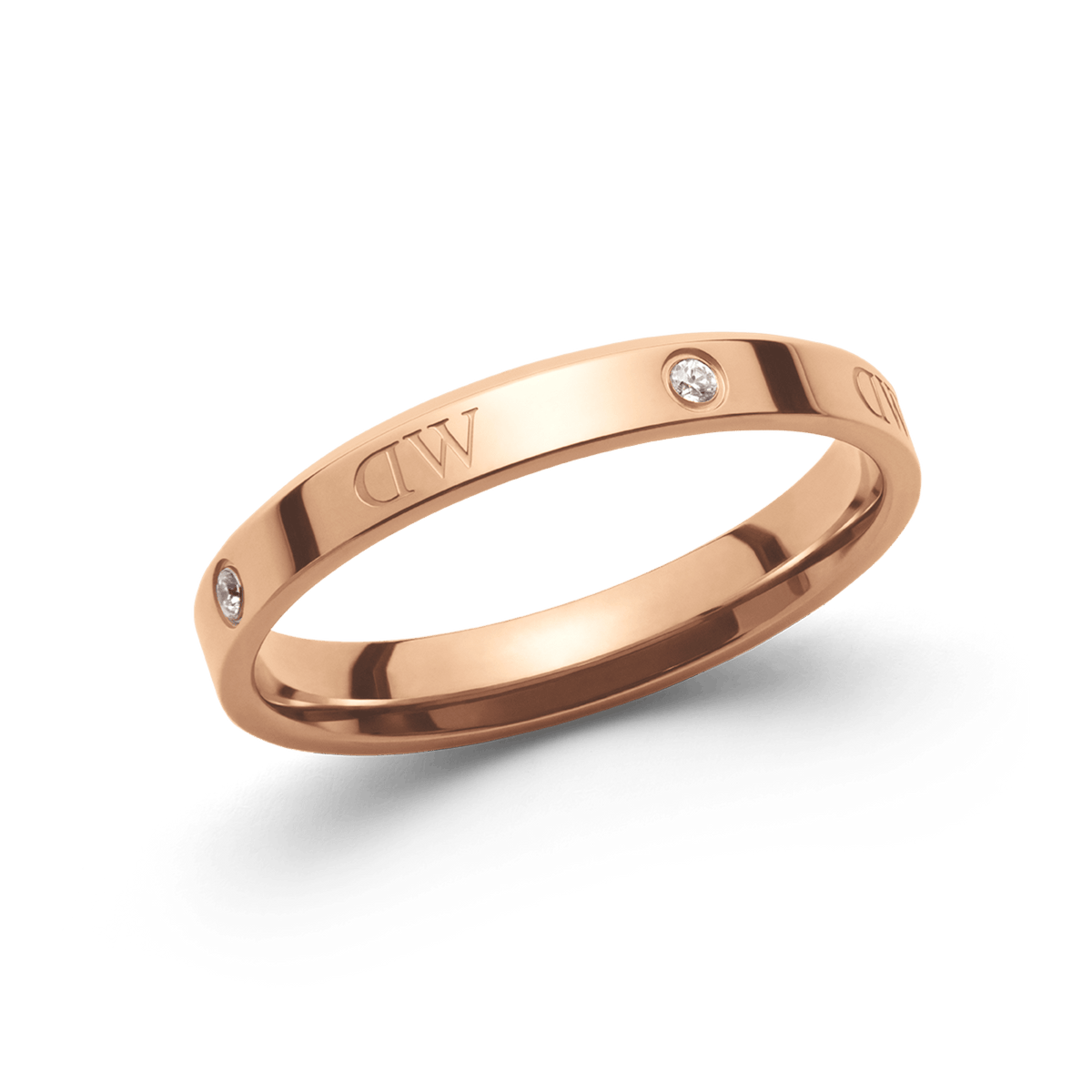 Rings in Silver Gold and Rose Gold CA DW