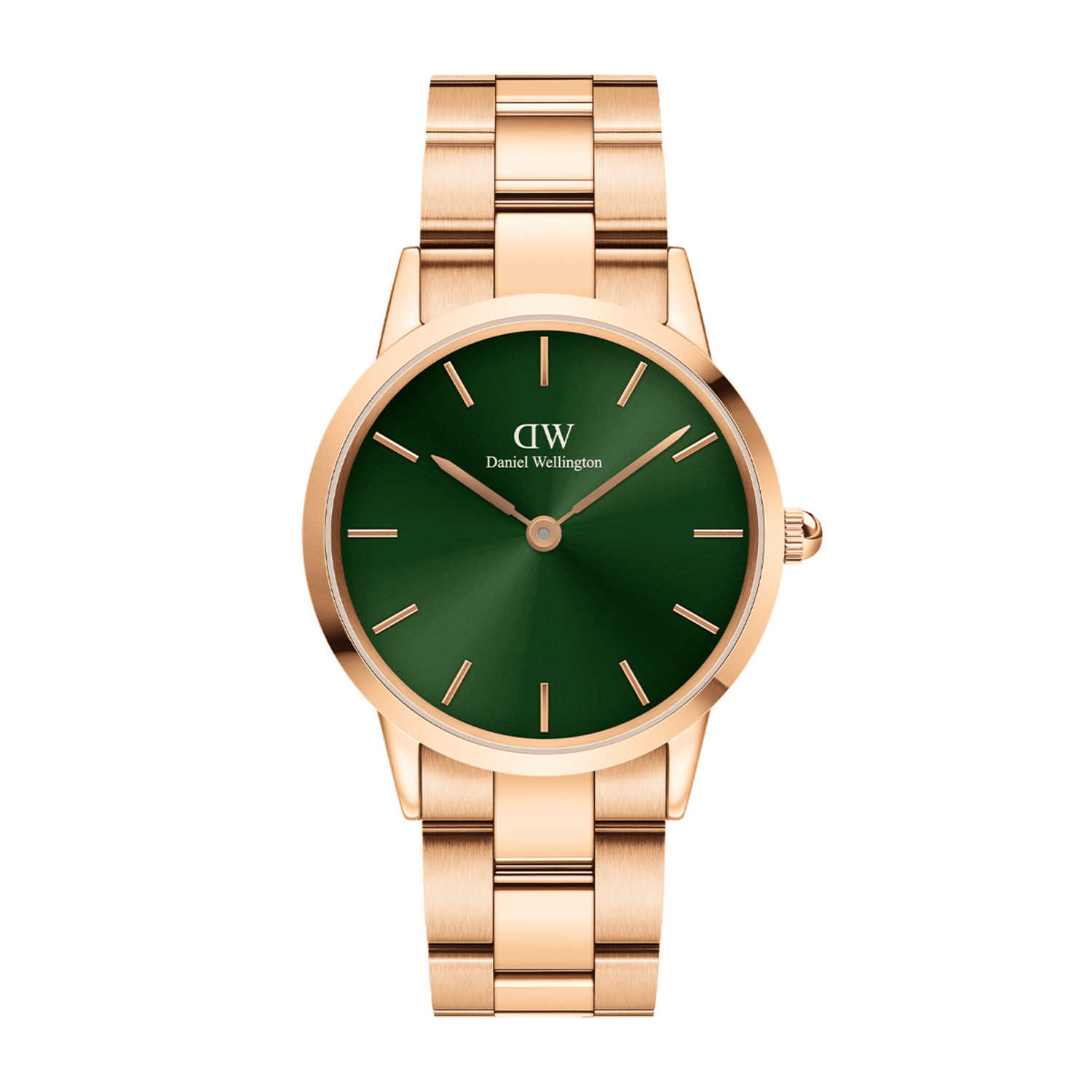 Iconic Link Emerald Rose Gold