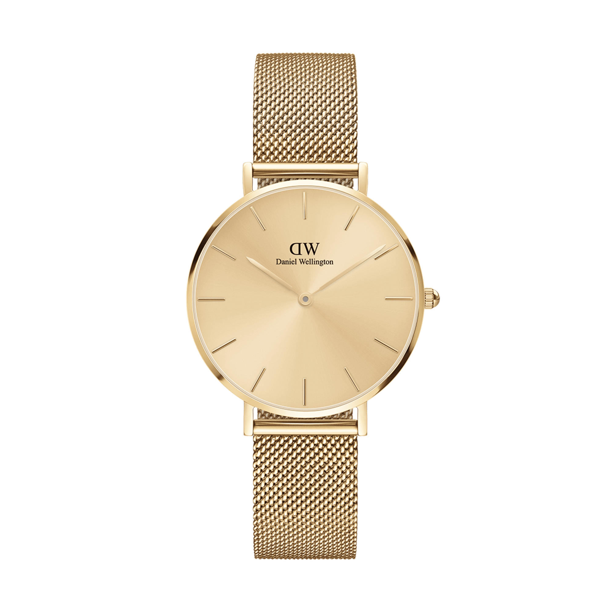 高評価アイテム mesh with watch Gold - Unitone Petite strap DW | 28mm 時計