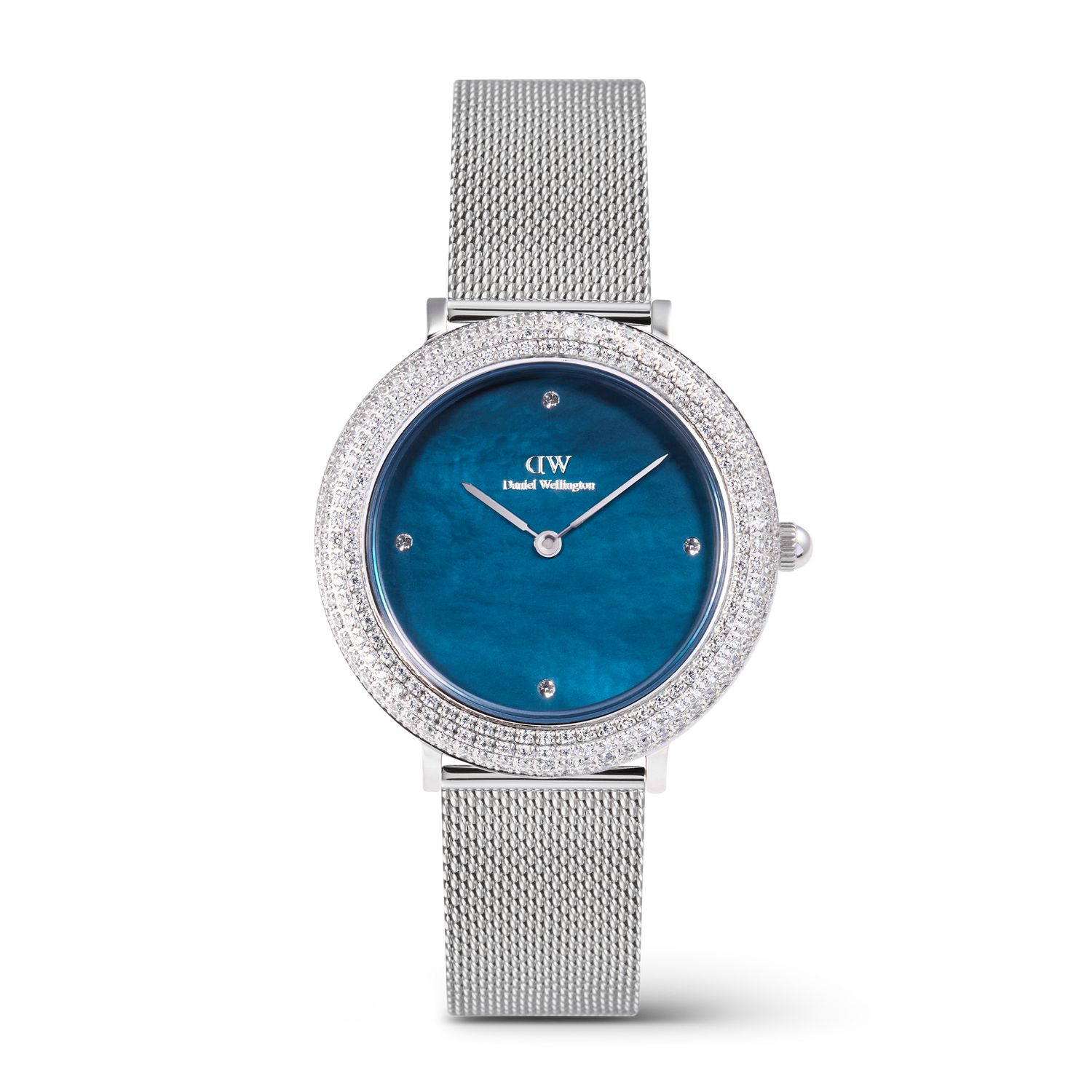 Crystalline Bezel Sterling Blue