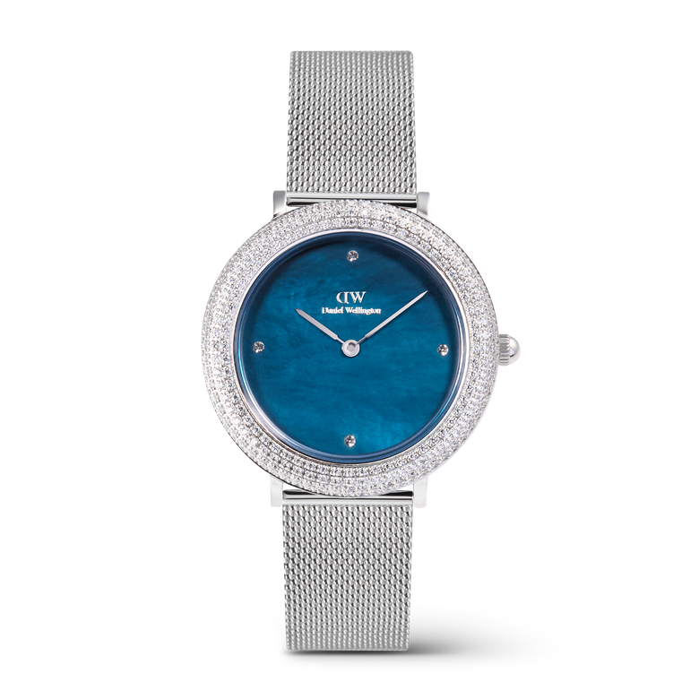 Crystalline Bezel Sterling Blue
