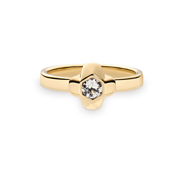 North Star Ring Small Lumine Gold