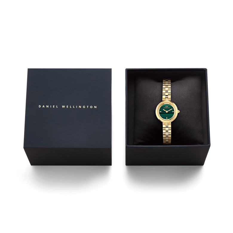 Aurea 3-Link Malachite Gold