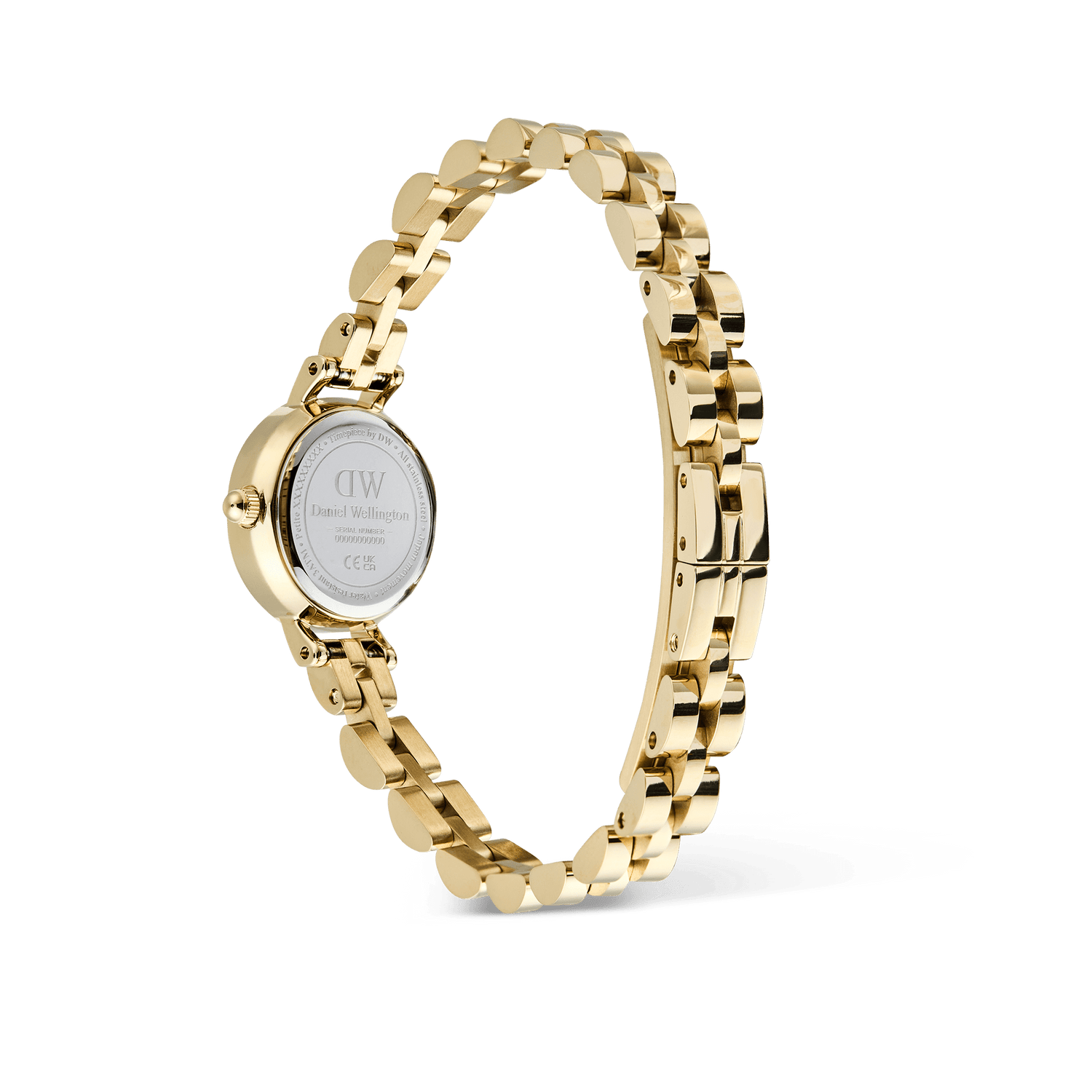 Petite Mini Arch 3-link White Gold