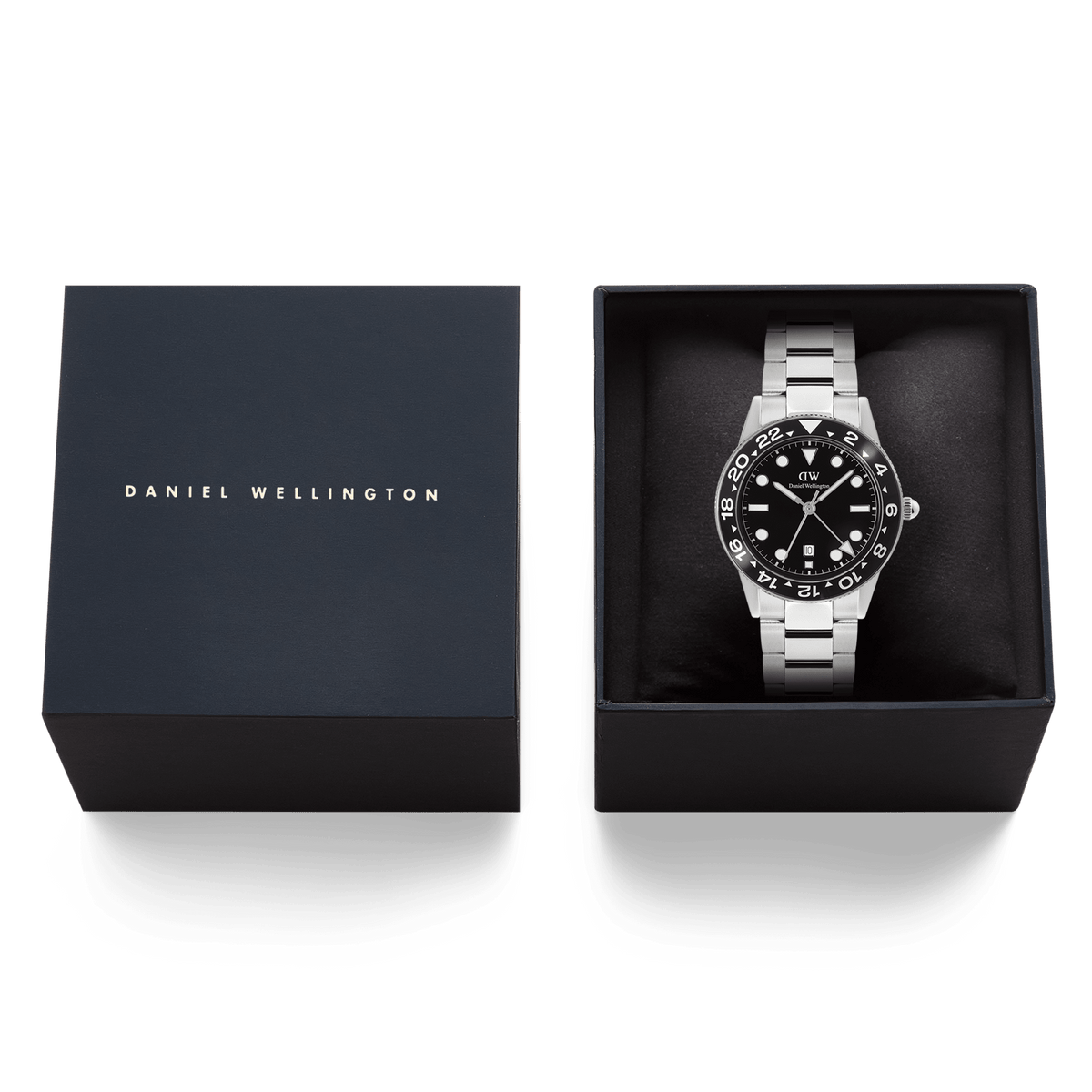 Iconic GMT Link Black Ceramic Bezel Silver