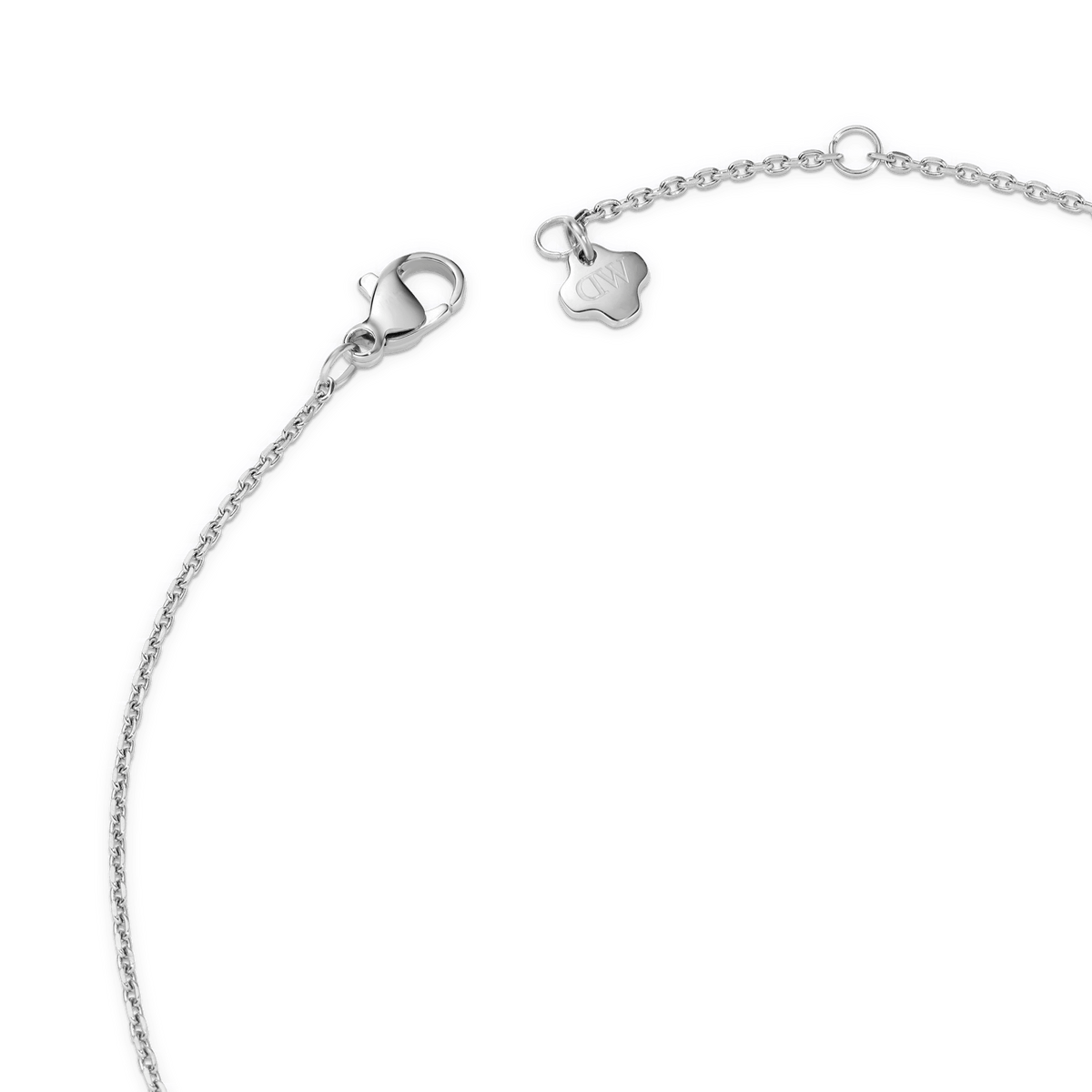 Bric Necklace Crystal Silver