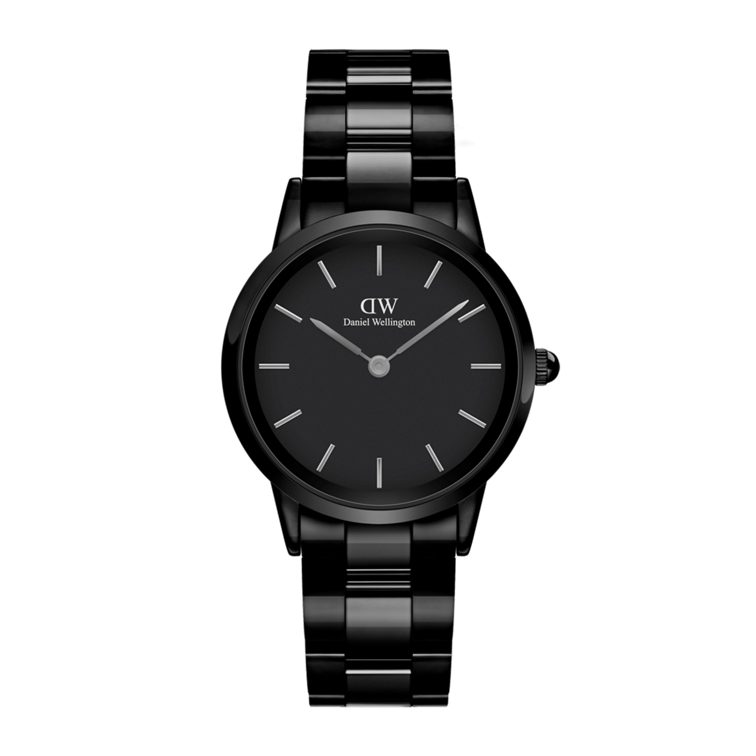 Black ceramic watch women's sale