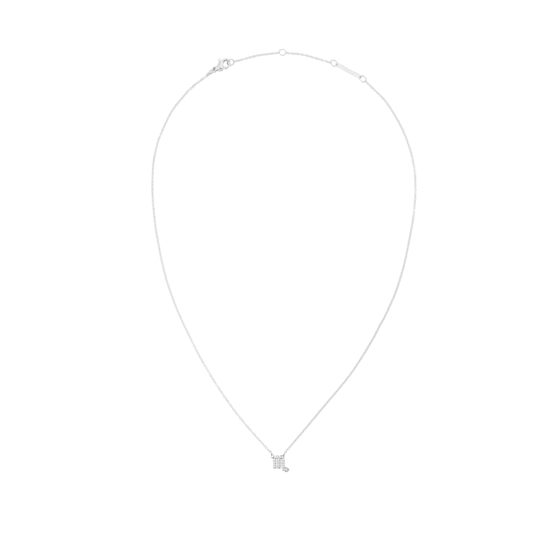 Crystal Zodiac Chain Necklace Silver