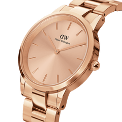 Iconic Link Unitone - Rose Gold watch - 28mm | DW