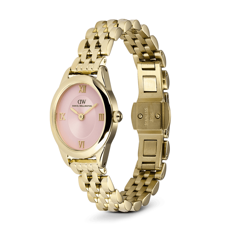 Ophelia Mini Vintage Rose Beans Link Gold