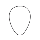 Tide Mesh Necklace Black 2.8