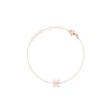 Crystal Zodiac Chain Bracelet Rose Gold