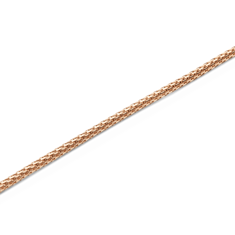 Tide Mesh Necklace Rose Gold 1.8